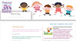 Desktop Screenshot of kidsday.net